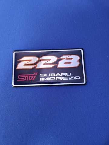 Genuine used OEM 22B boot badge 93080FA830