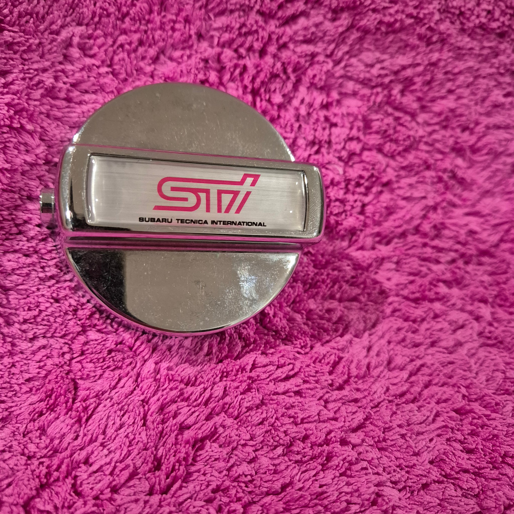 Oem used Sti fuel cap cover