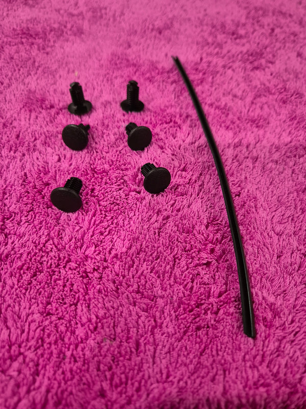 Replacement rubbers and clips for 22b/Type R/ P1 Impreza coupe stainless steel sill covers