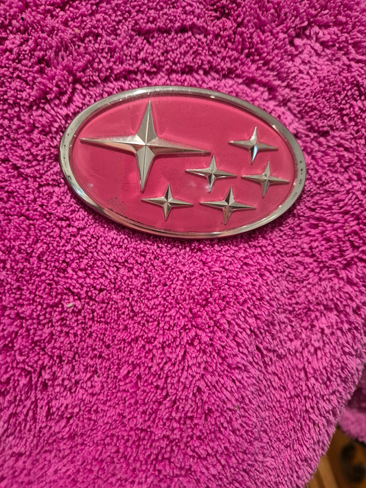 Genuine OEM pink stars STI Subaru badge 22B, Tyoe R etc