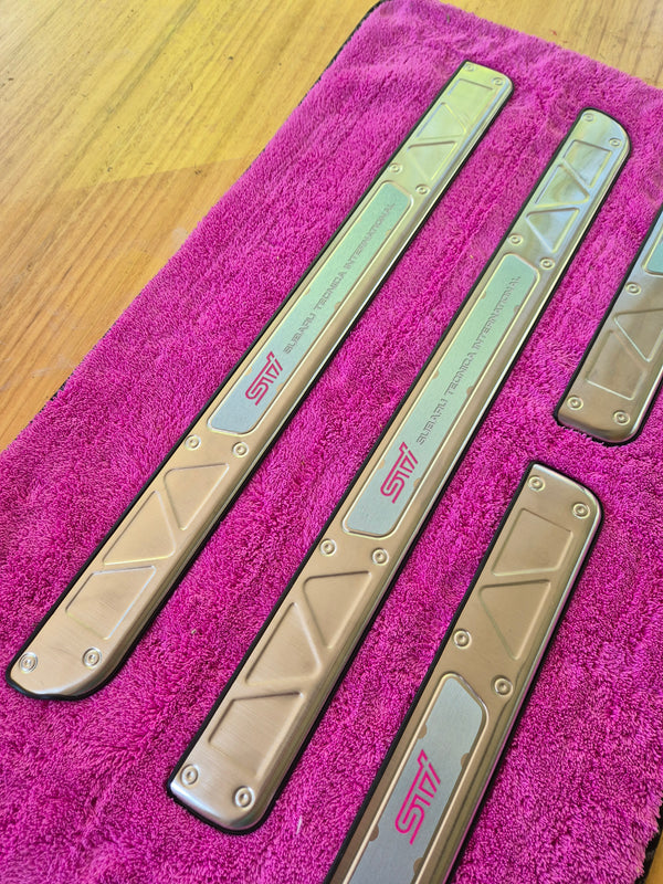 Replica Subaru Impreza Sedan and Wagon WRX STi GD Sill Plate Protectors