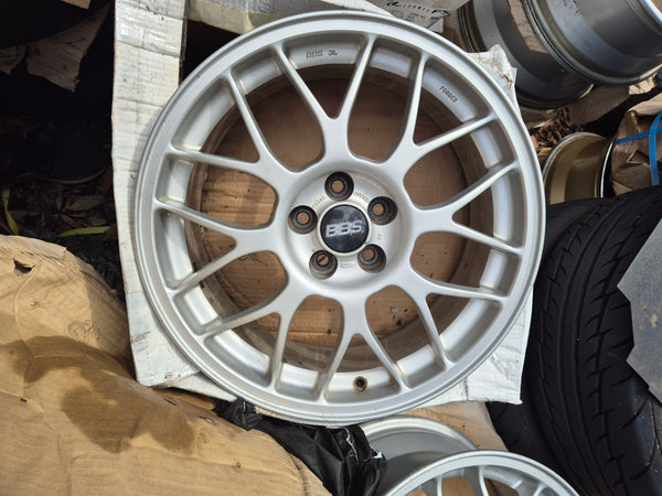 BBS STI RG345 5x100 17x7J ET48 Silver STI 22B lookalikes
