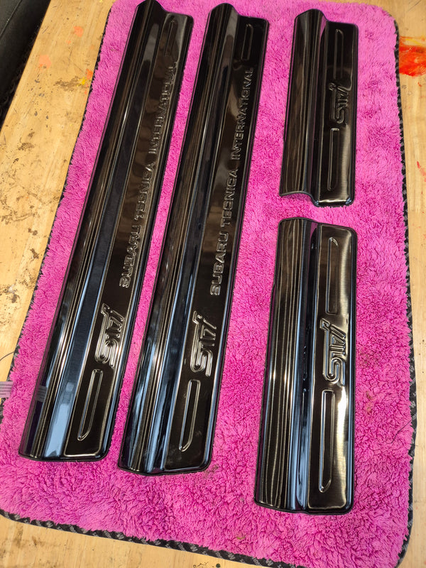 Subaru Impreza Sedan and Wagon WRX STi (GC8/GF8) Scuff Plate Black