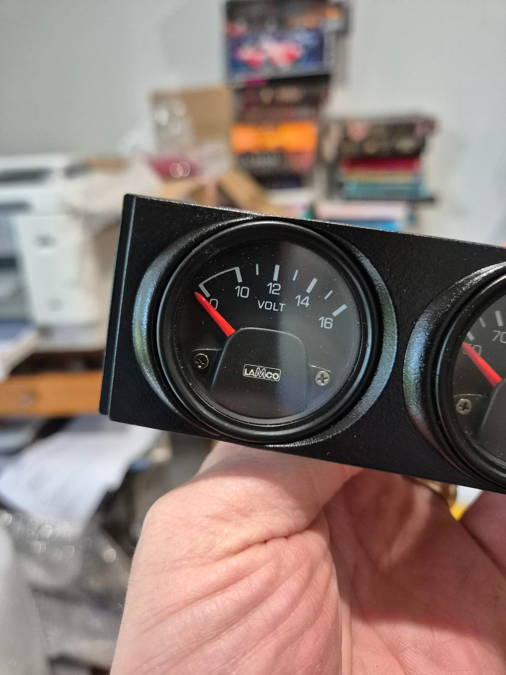 GC8/GM8/GF8/GDB OEM Black Face Lamco Gauges optional sensors and wirin