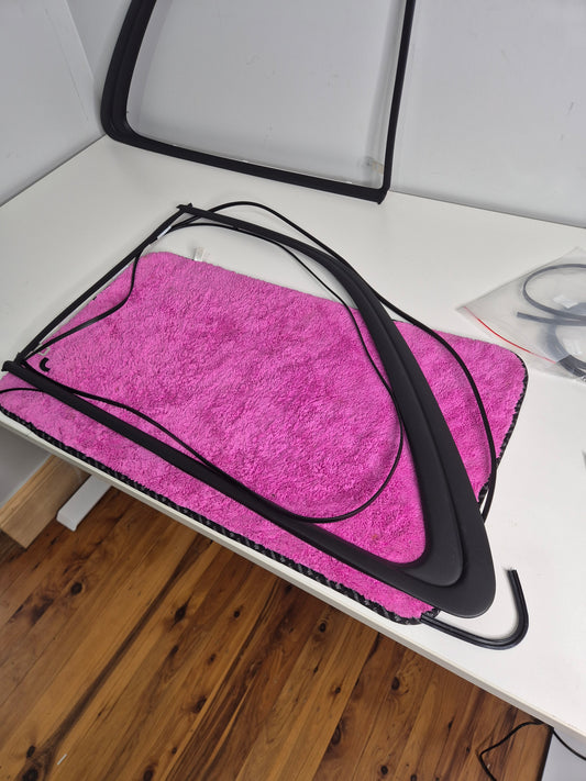 2 door Impreza Rear Quarter Window Surrounds 22B, 2.5RS, L Base model, Type-R WRX STI, ADM WRX STi