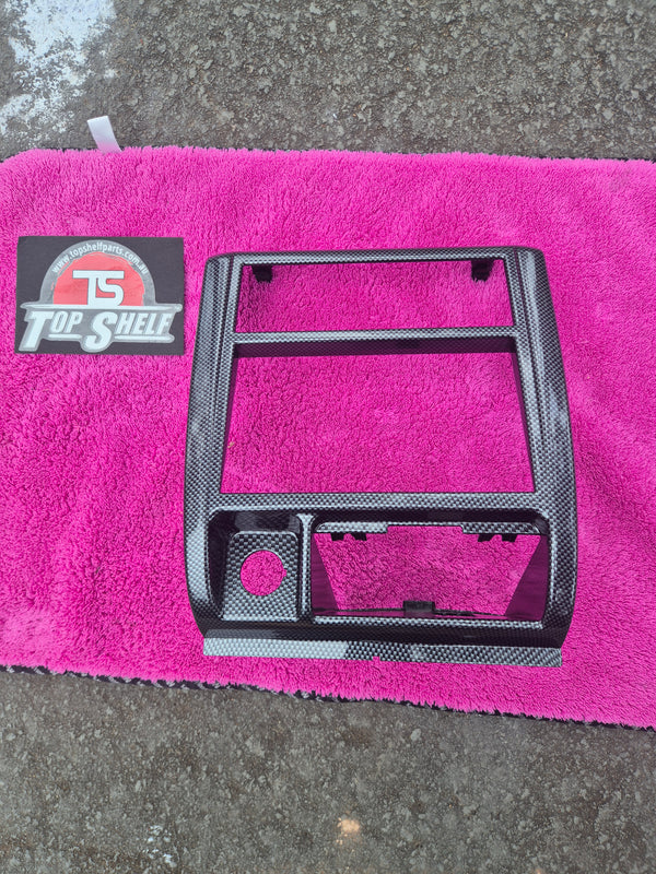 Subaru Impreza GC8 GF8 Carbon Fibre (Hydrodipped) 1998-2000 Radio Surround Panel / Bezel 66065FC111 Type R/ 22b/P1/RS2.5
