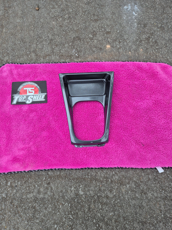 Subaru Impreza GC8 GF8 GM8 Carbon Fibre (Hydrodipped)Cover Console Box Front/ Gear Lever Surround 92071FA030/92061FA1200