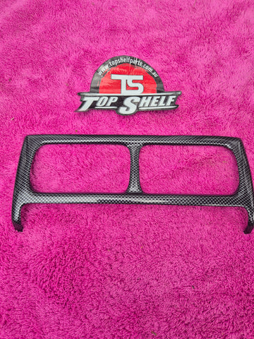 Subaru Impreza Carbon Fibre (Hydrodipped) Centre vent overlay facelift 98-00